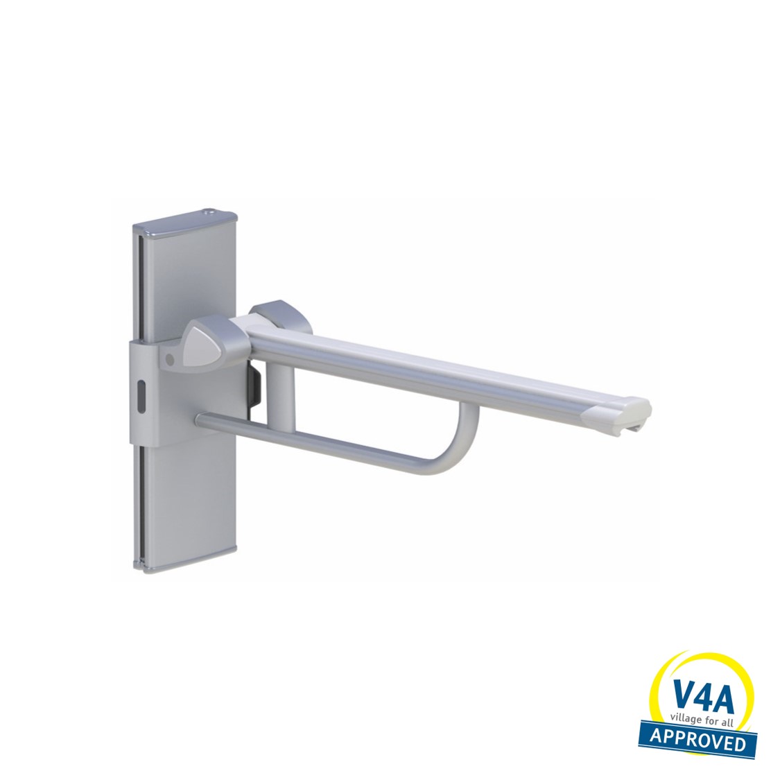 Wall mounted lift-up arm support height adjustable
